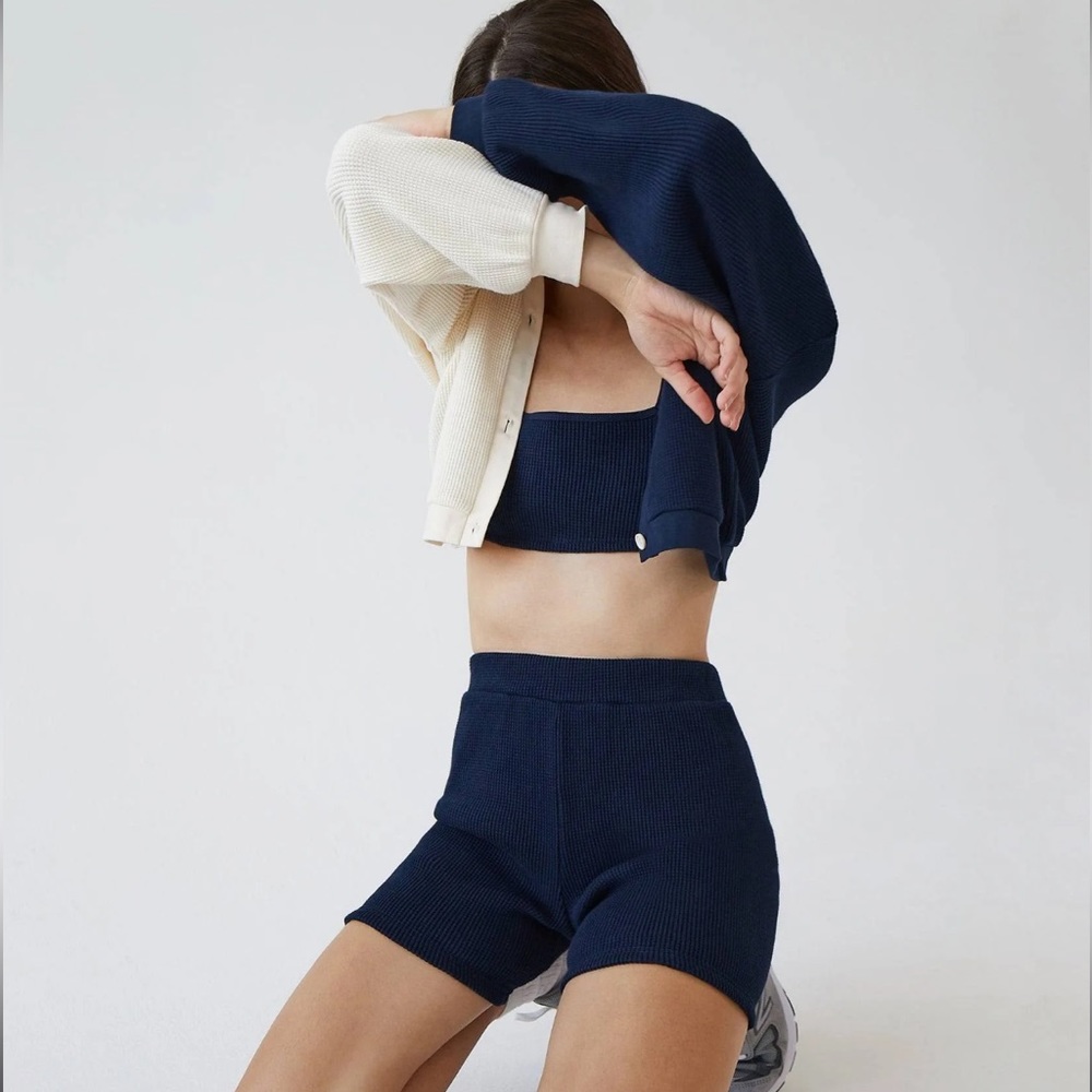 BNWT Onia waffle knit biker short